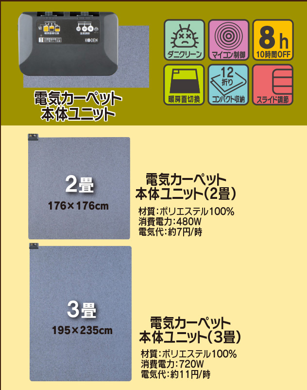 GIE-9420.9430　電気カ-ペット